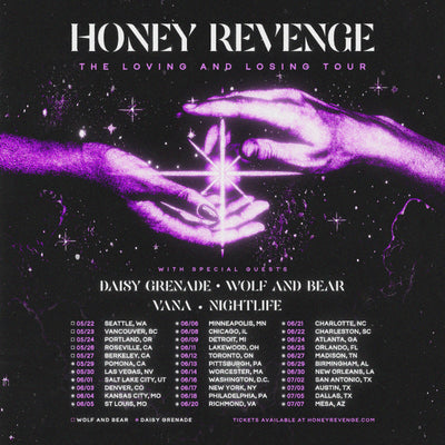 Honey Revenge Announces First Full U.S. Headlining Tour